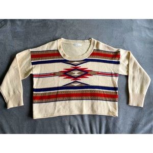 Vintage Western Geometric Sweater from Japan